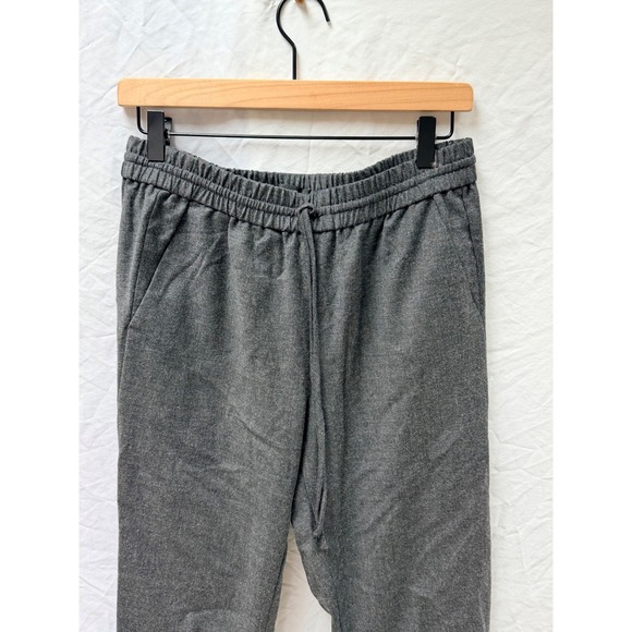 J.Crew Womens Wool Blend Jogger Pants Charcoal Gray Heather Size 4 Drawstring - Picture 3 of 9